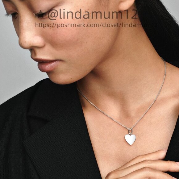 Pandora Engravable Heart Tag Pendant - Picture 5 of 6